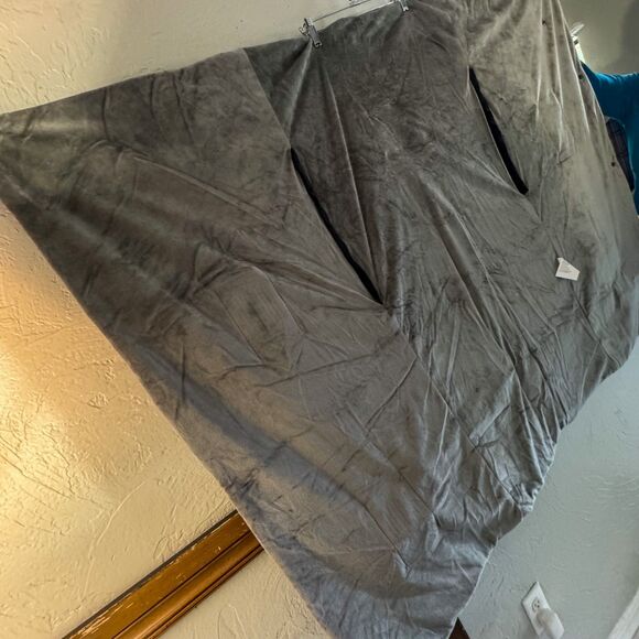 JYK Reversible Travel Poncho Blanket Football Season 22 inches x 57 inches - Picture 10 of 12